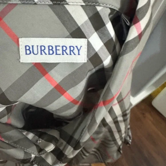 Burberry Multicolor Plaid Casual Shirt